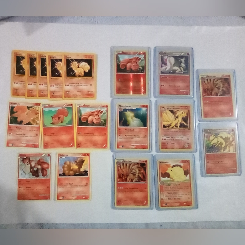 🔥Vulpix and Ninetails Holo Pokemon Card Bundle🔥